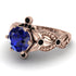 Nature Inspired Sapphire Ring - Sandra No. 44